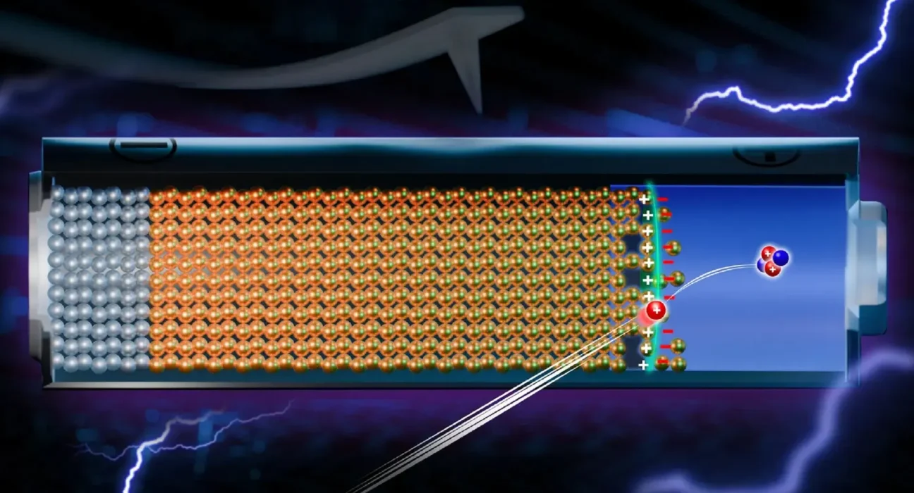 Batteries à l’état solide : une couche de charge de 50 nm bloque les ions