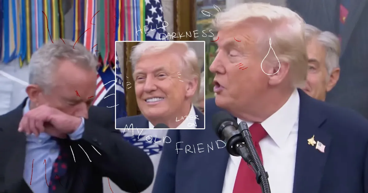 RFK Jr. éternue bruyamment en plein discours de Trump