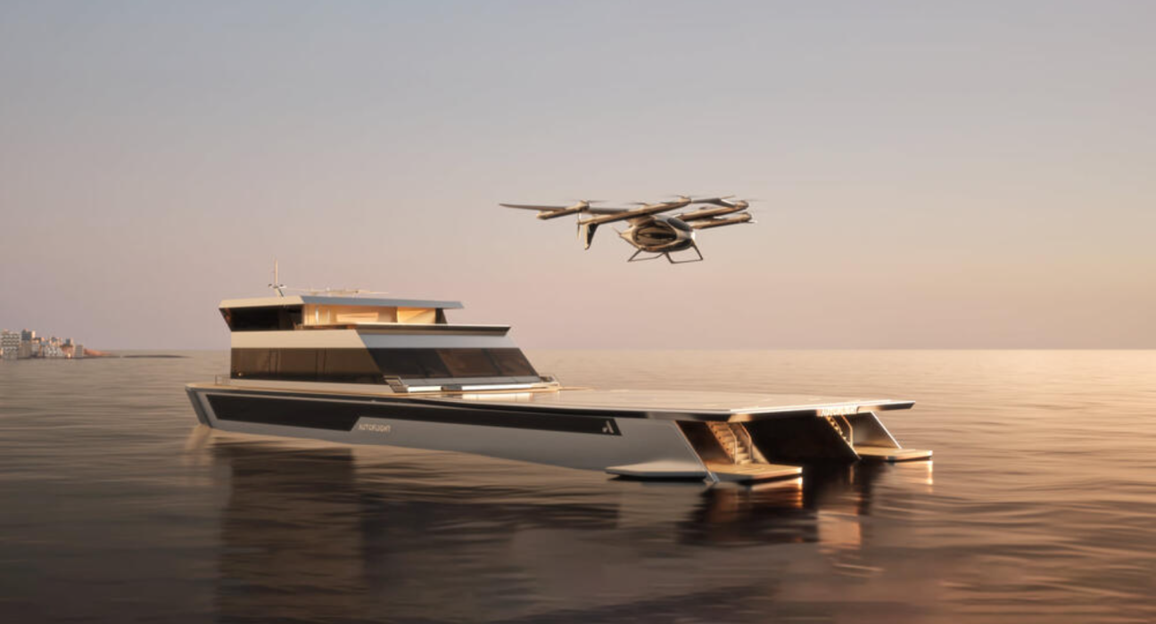 Vertiport flottant pour eVTOL : une entreprise chinoise propulse la mobilité à basse altitude