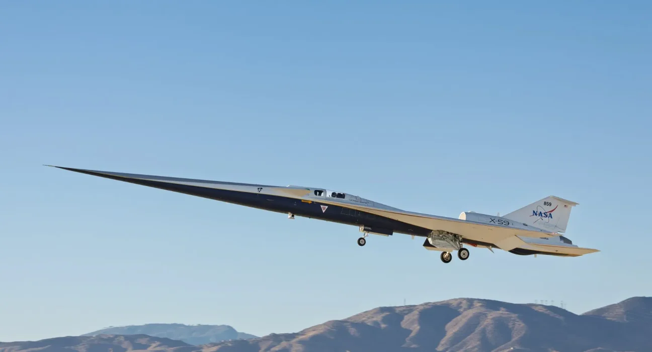X‑59 : premier vol réussi du jet supersonique « silencieux » de la NASA