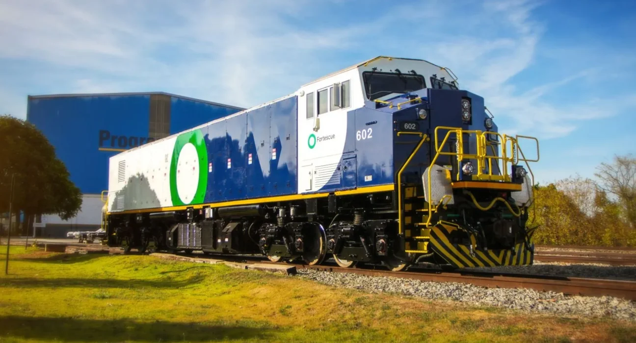 Locomotive électrique dotée des plus grandes batteries terrestres au monde