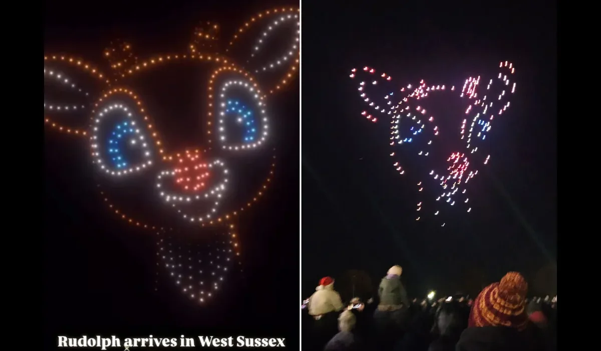 Spectacle de Drones de Noël pour Enfants : Un Échec Retentissant.