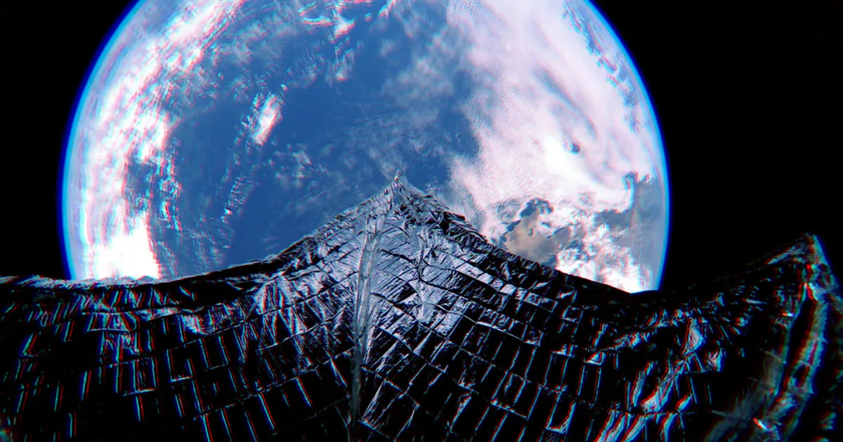 Vaisseau Spatial à Voile Solaire : Ascension de Deux Milles en Orbite grâce à l'Énergie Solaire