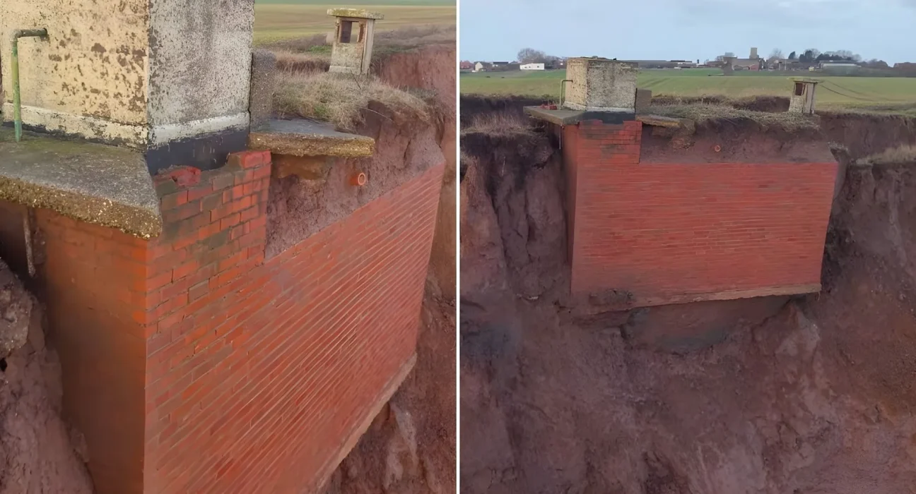 Bunker nucléaire de la Guerre froide au Royaume-Uni menacé par l'érosion côtière