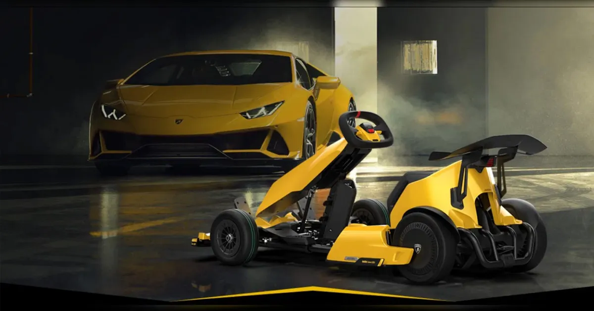 Ce Go-Kart Électrique de Lamborghini Promet des Sensations Fortes !