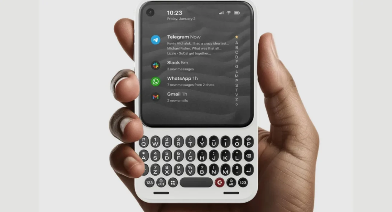 Clicks dévoile un smartphone équipé d'un clavier BlackBerry destiné aux utilisateurs professionnels.