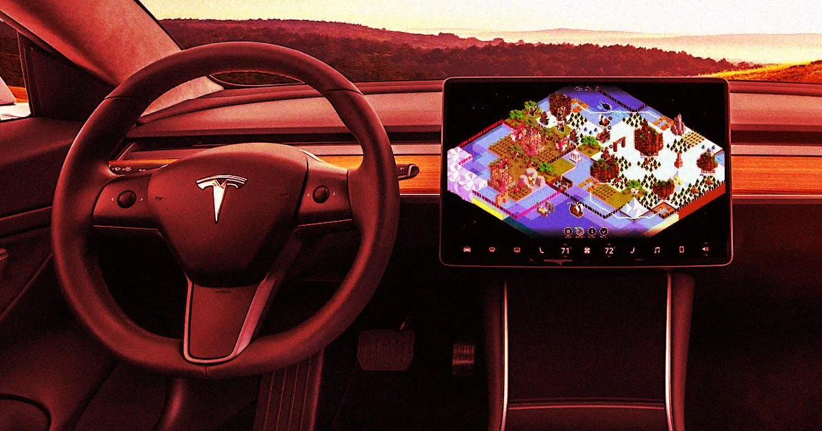 Tesla sous enquête formelle pour permettre aux conducteurs de jouer au volant.