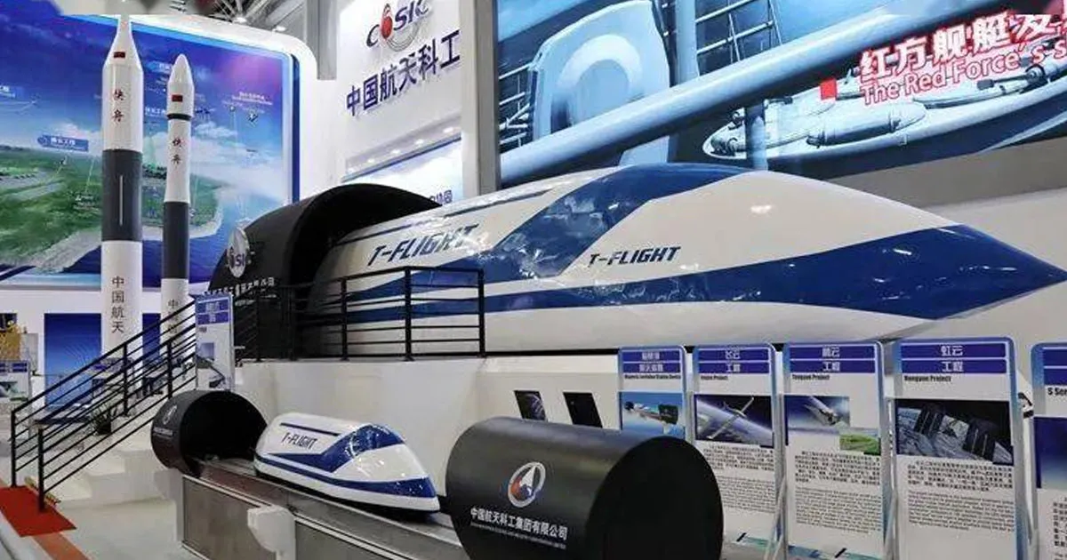 Tests Réussis d'un Train Hyperloop dans un Tube Sous Vide en Chine