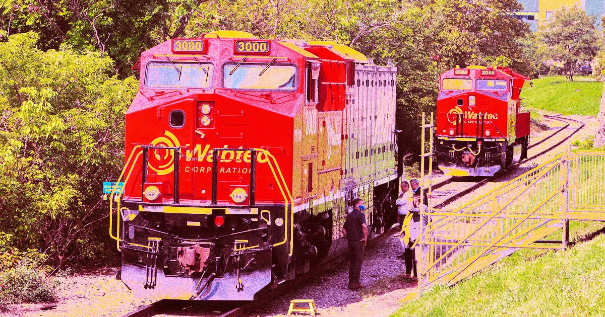 Une Grande Compagnie Ferroviaire Acquiert 20 Locomotives Électriques à Batterie pour Moderniser Son Réseau.