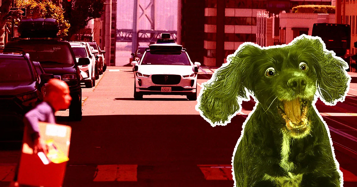 Voiture Autonome Heurte un Chien.