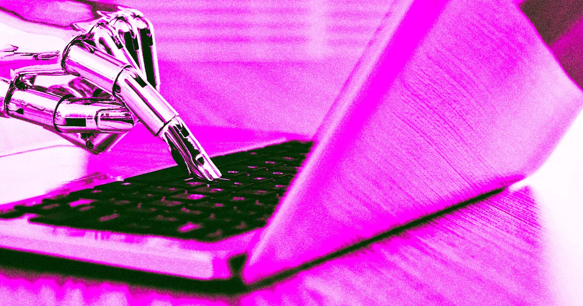 Homme Éberlué par l'Utilisation d'IA pour Réécrire et Republier Tout Son Contenu, Chargé de Nouvelles Erreurs.