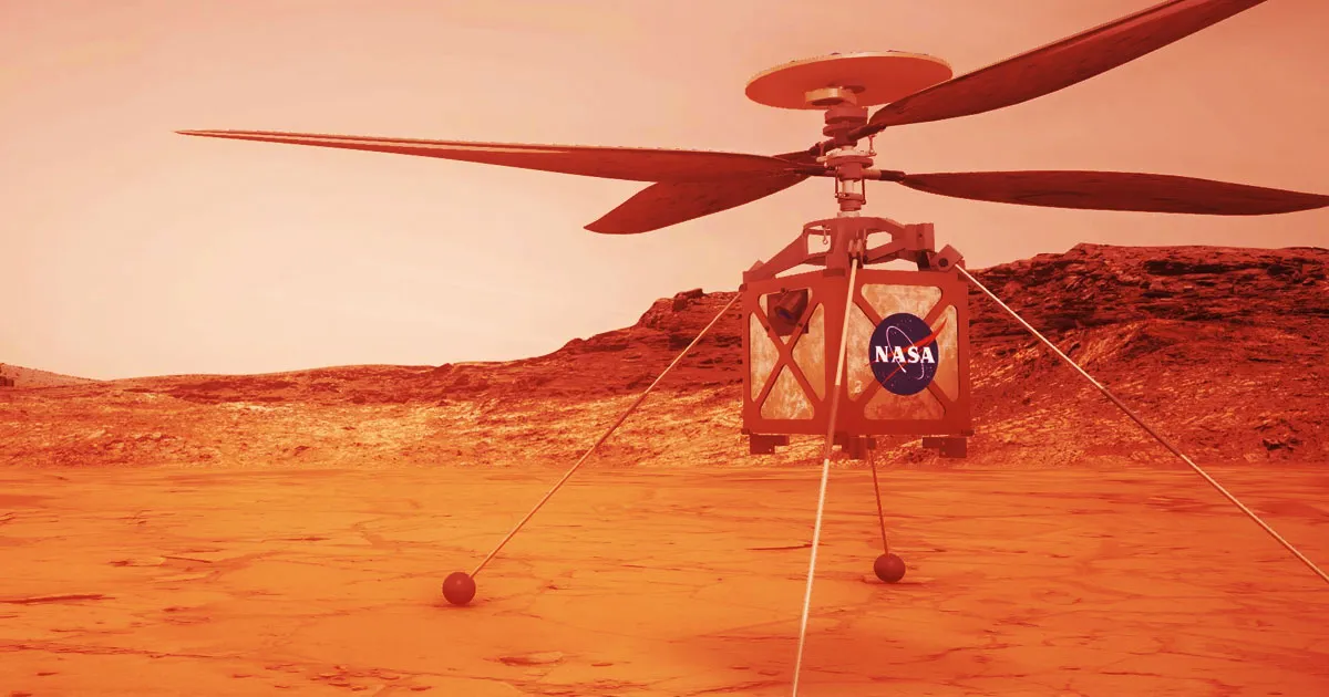 NASA Déploie un Mini-Hélicoptère Autonome sur son Prochain Rover Martien