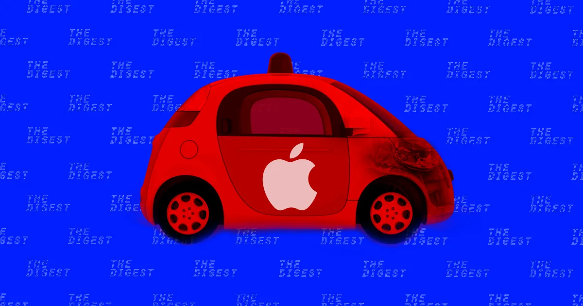 Un des véhicules autonomes d'Apple vient de connaître un accident, et (surprise) c'était la faute d'un humain.