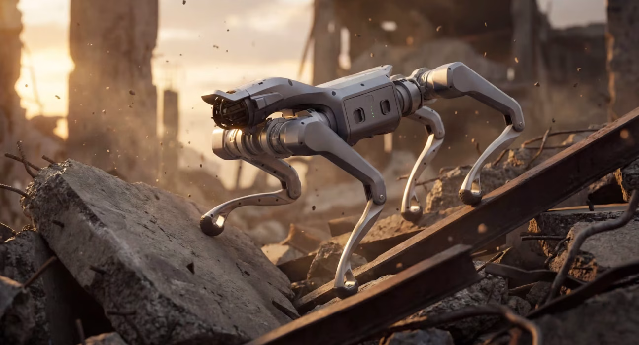 Un nouveau robot chien de Unitree : vitesse de 18 km/h et capacité de levage de 65 kg.