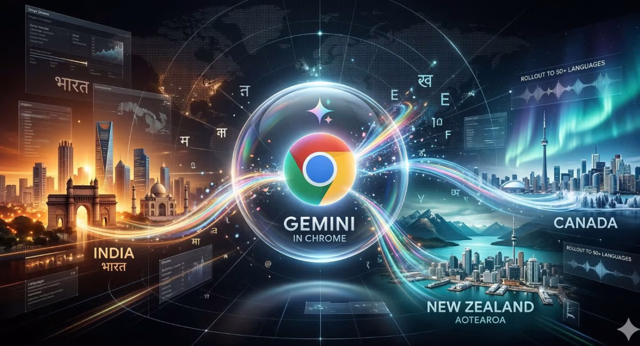 Chrome Lance Gemini en Inde, Nouvelle-Zélande et Canada