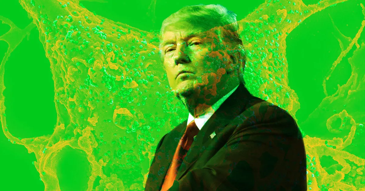 La maîtrise du coronavirus par Trump semble défaillante.