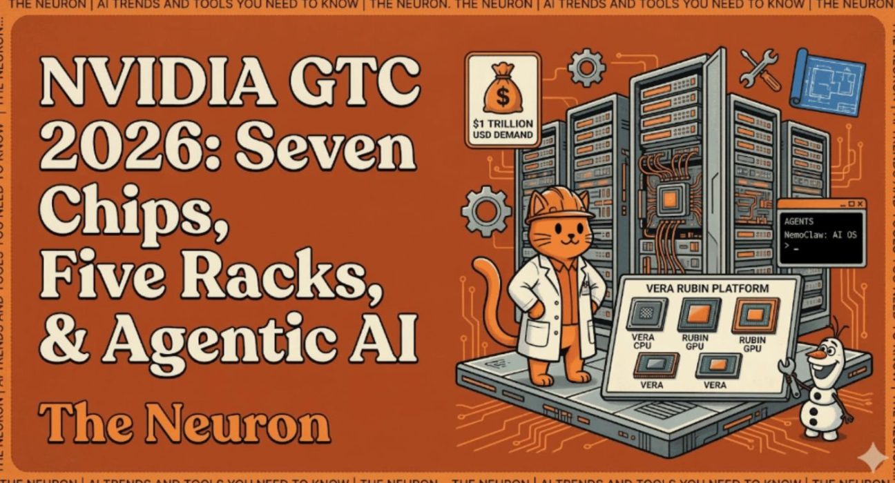 Nvidia GTC 2026 : 7 Nouveaux Chips, 5 Racks et une Enorme Mise sur l'IA Agentique