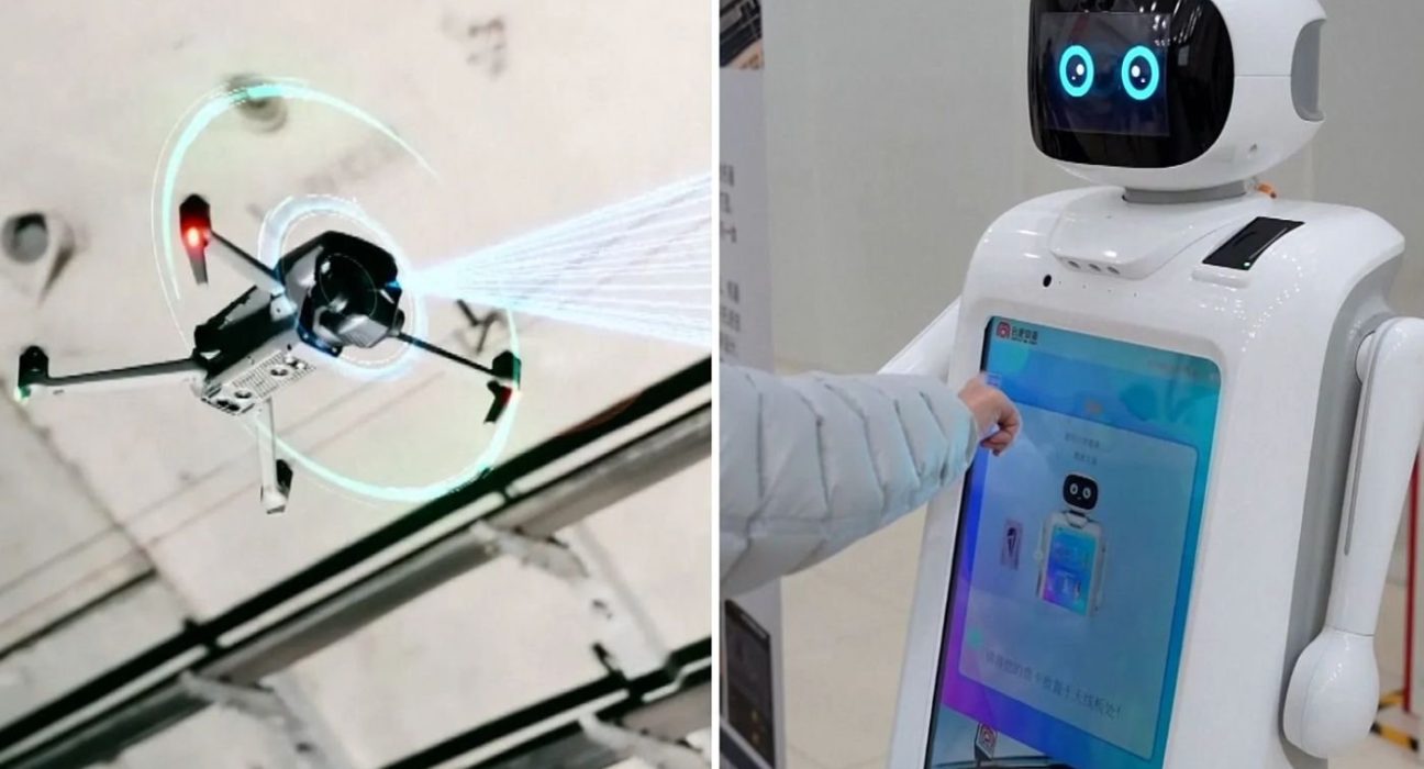 La Chine adopte des chiens robots, des drones et des humanoïdes pour gérer un système de métro futuriste.