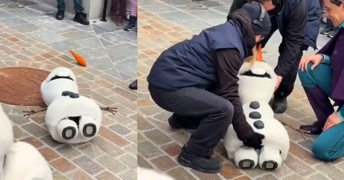 Le Robot Olaf de Disney : Un Échec Épique qui a Propulsé sa Carotte au Sol !
