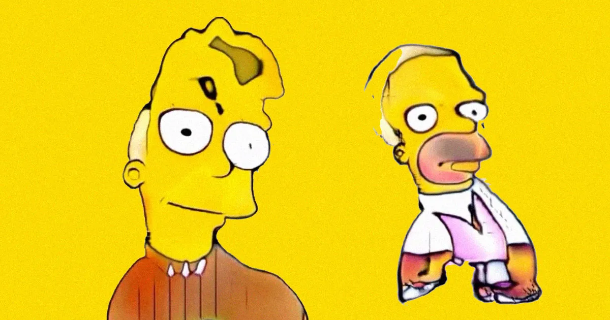 Les Réseaux Neuronaux Créent des Personnages Démons des Simpsons Tout Droits Sortis de l'Enfer