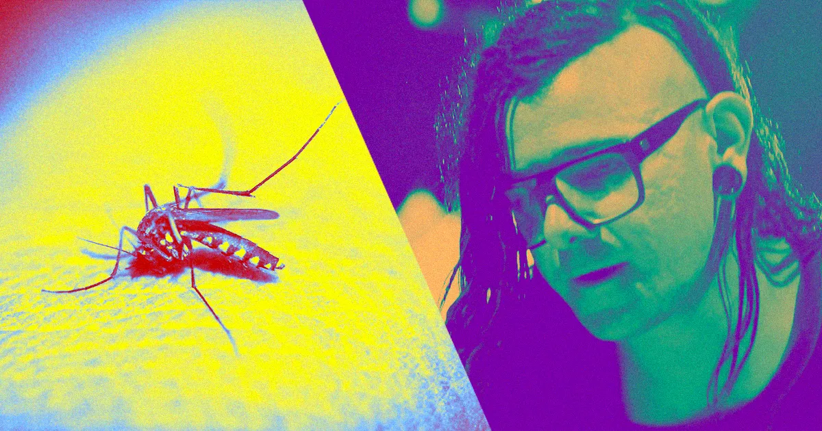 Les Scientifiques Révèlent Que Skrillex Empêche les Moustiques de Piqure.