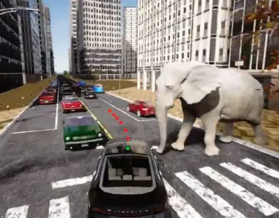 Préparer les Voitures Autonomes à la Réalité Urbaine : L'Utilité des Éléphants Simulés