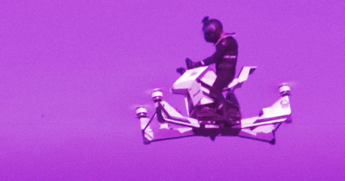 Un Policier en Hoverbike à Dubaï : Une Chute Spectaculaire et Catastrophique