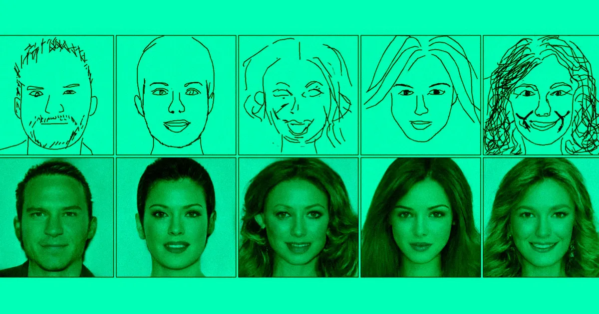 Une IA pour Transformer des Gribouillis en Portraits Réalistes.