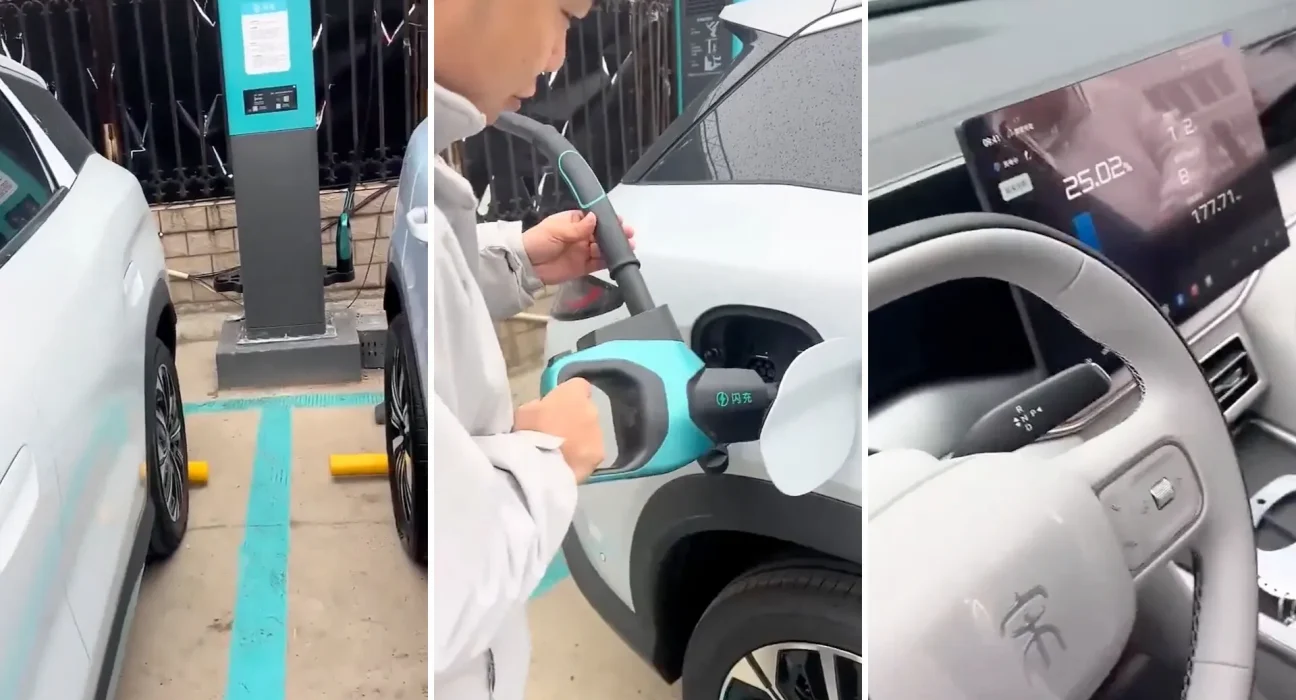 Une recharge de voiture électrique aussi rapide qu'un plein d'essence fait le buzz