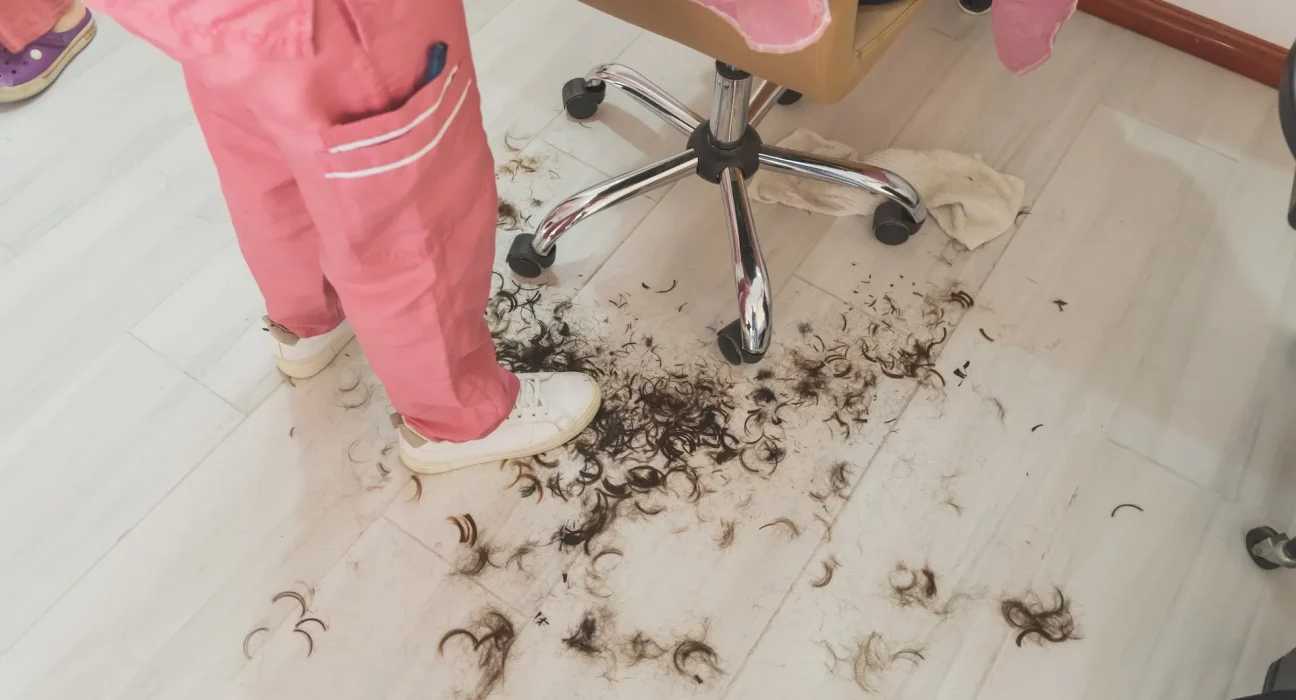 Des Cheveux Salon Délaissés pour Protéger les Jeunes Forêts des Cerfs Affamés