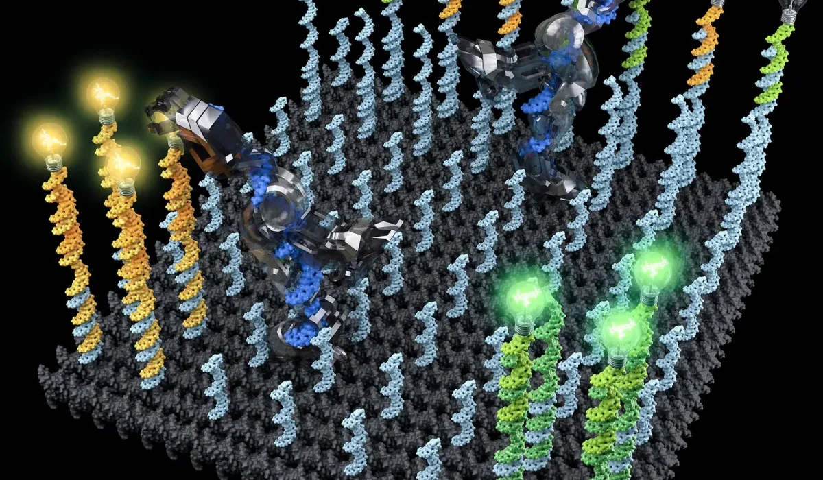 Des nanobots en ADN capables de transporter et trier des cargaisons moléculaires.