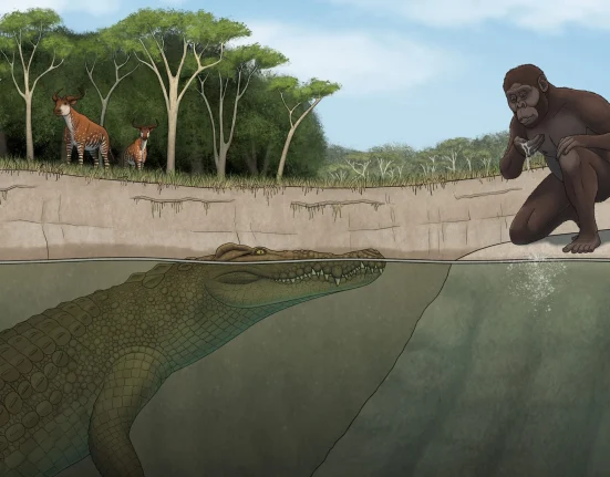Des scientifiques découvrent un redoutable crocodile géant ayant chassé nos ancêtres