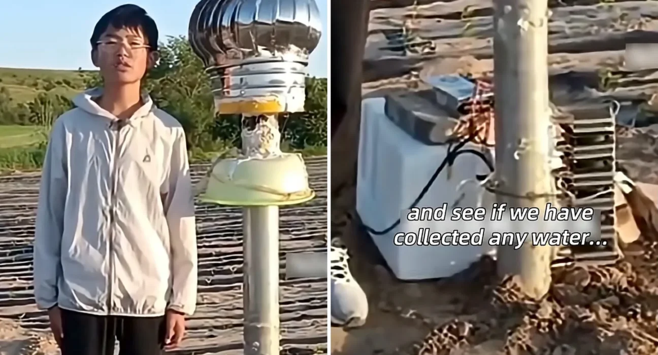 Un adolescent de 14 ans invente un système d'irrigation pour venir en aide aux agriculteurs face à la sécheresse.