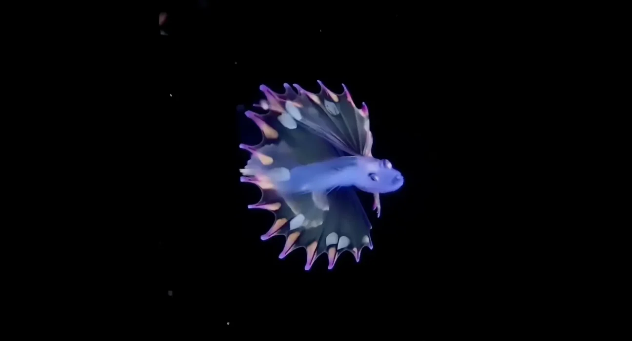 Une vidéo d'un poisson-trépied arc-en-ciel près de Cozumel suscite des doutes sur la réalité de ses images.