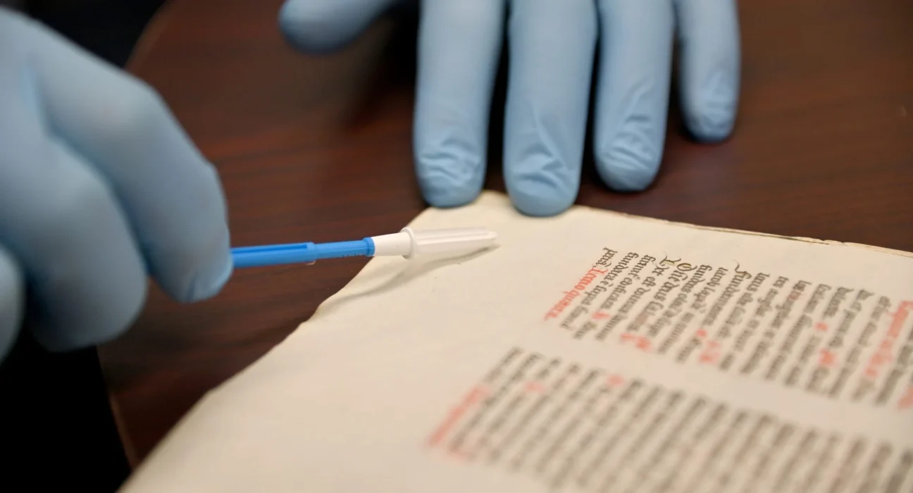 Des scientifiques révèlent l'ADN caché de manuscrits vieux de 1 300 ans.