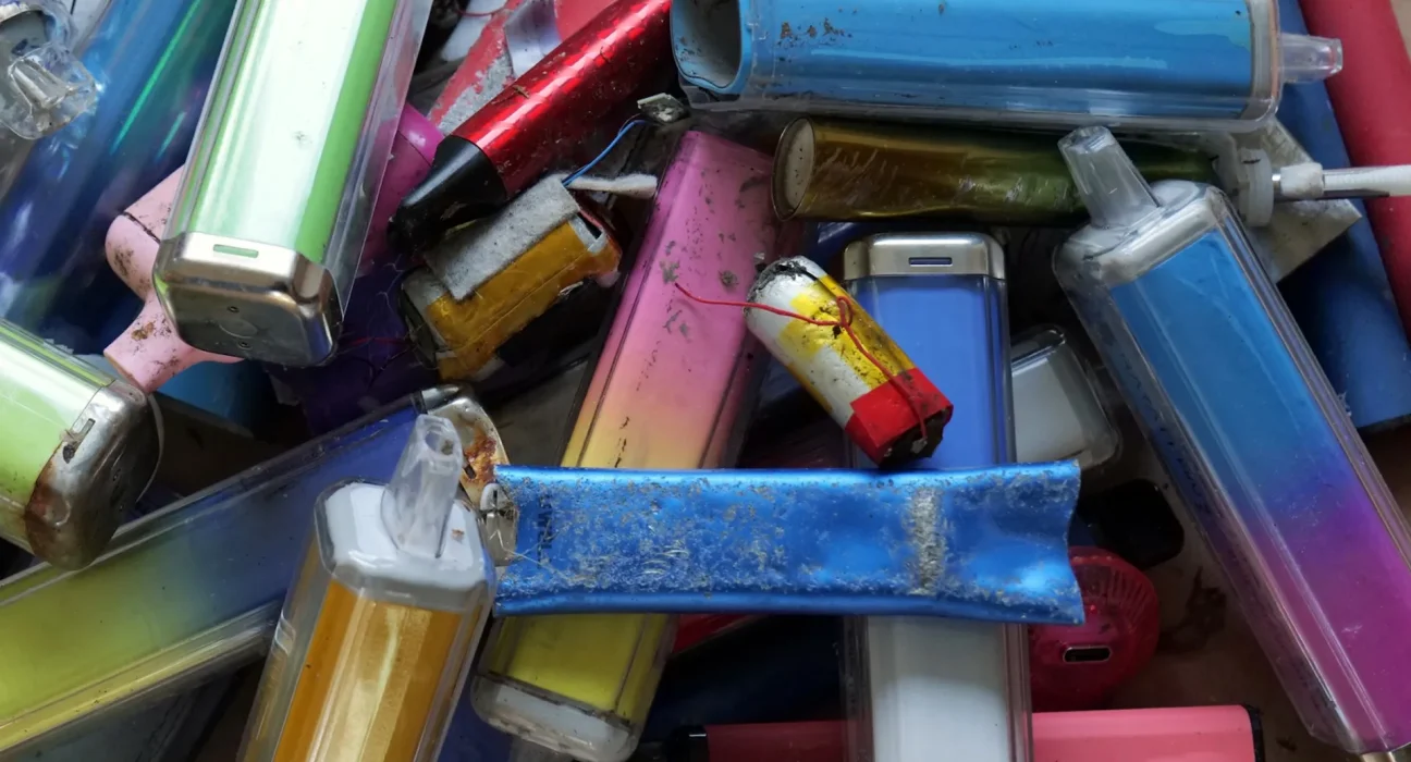 « Loterie de recyclage : des millions de vapes interdites abandonnées chaque semaine, les incendies de batteries en hausse »