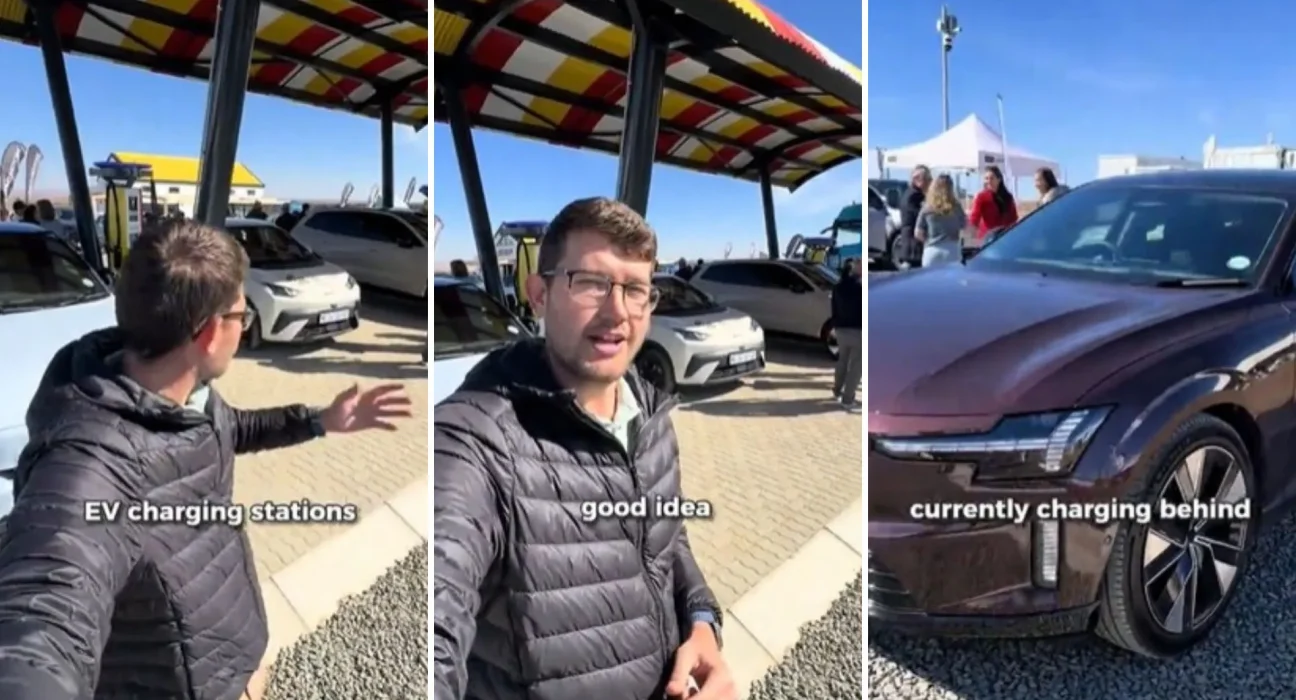 Un aperçu captivant de la toute nouvelle station de recharge solaire pour véhicules électriques hors réseau en Afrique du Sud.