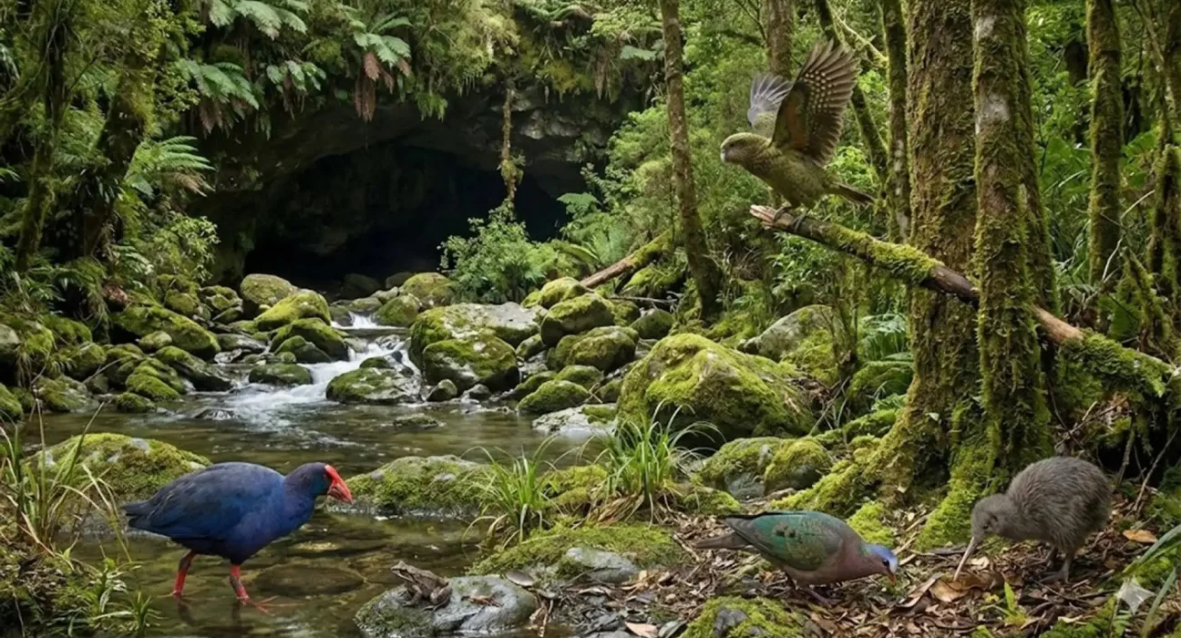 Une caverne néo-zélandaise dévoile un écosystème disparu et un ancêtre volant du kākāpō