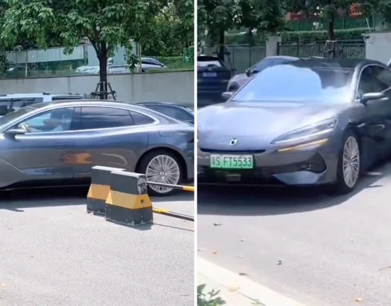 Une vidéo spectaculaire de la berline BYD réalisant un virage de char dans un espace restreint.