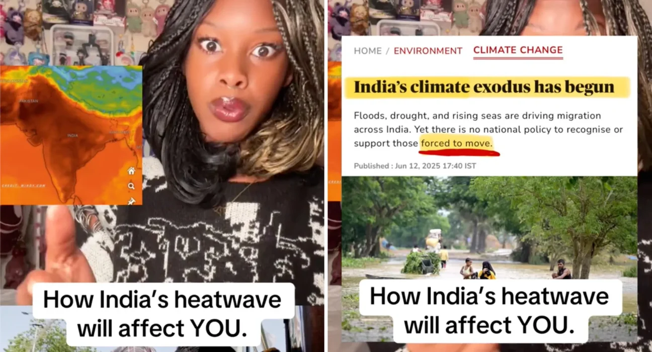 Vague de chaleur en Inde : Alertes sur l'alimentation, la migration et les impacts climatiques selon un TikTok viral
