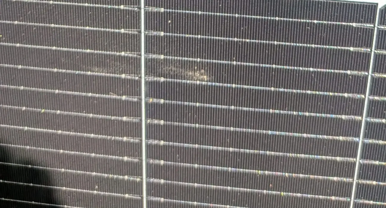 Acheteur sur Facebook Marketplace identifie un défaut dans un panneau solaire, s'inquiète de la performance et de la fiabilité.