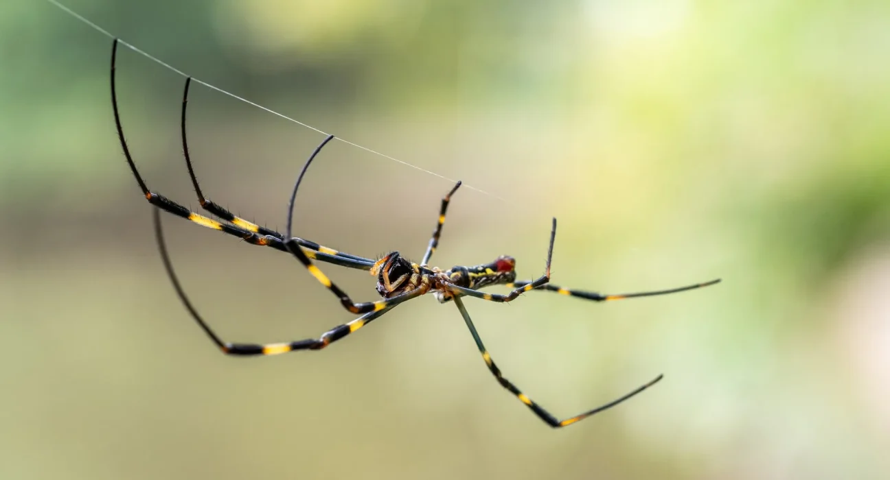 Des araignées Joro de la taille d'une paume atteignent Baltimore, selon les experts, elles sont inoffensives.