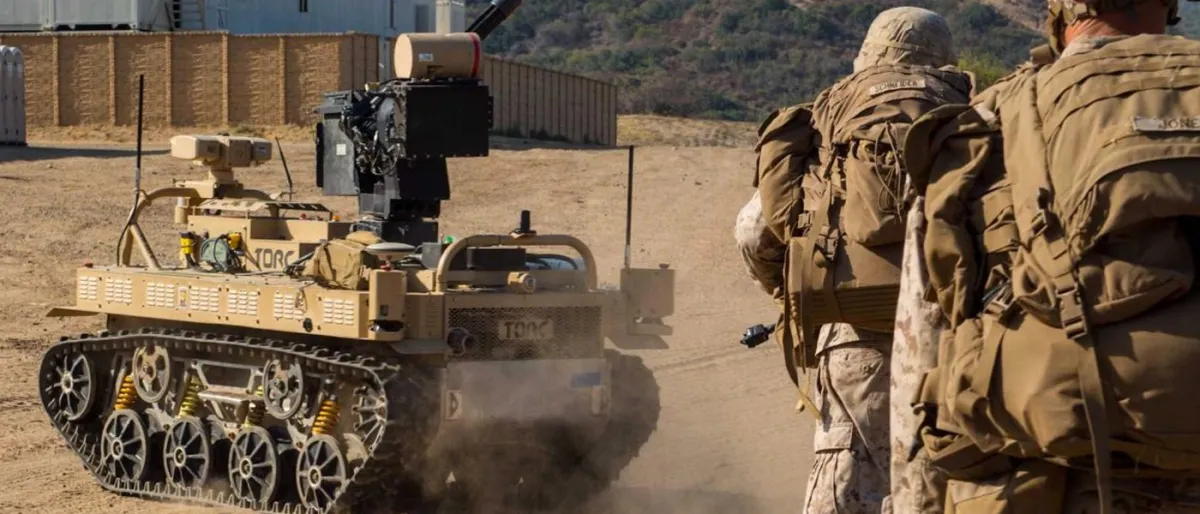 Les Marines Disposent Désormais d'un Robot Armé d'une Mitrailleuse.