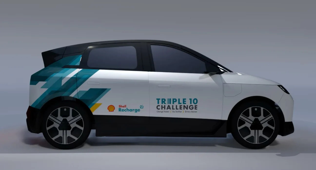 Shell présente un concept de véhicule électrique avec une technologie de batterie révolutionnaire pour réduire les temps de charge.