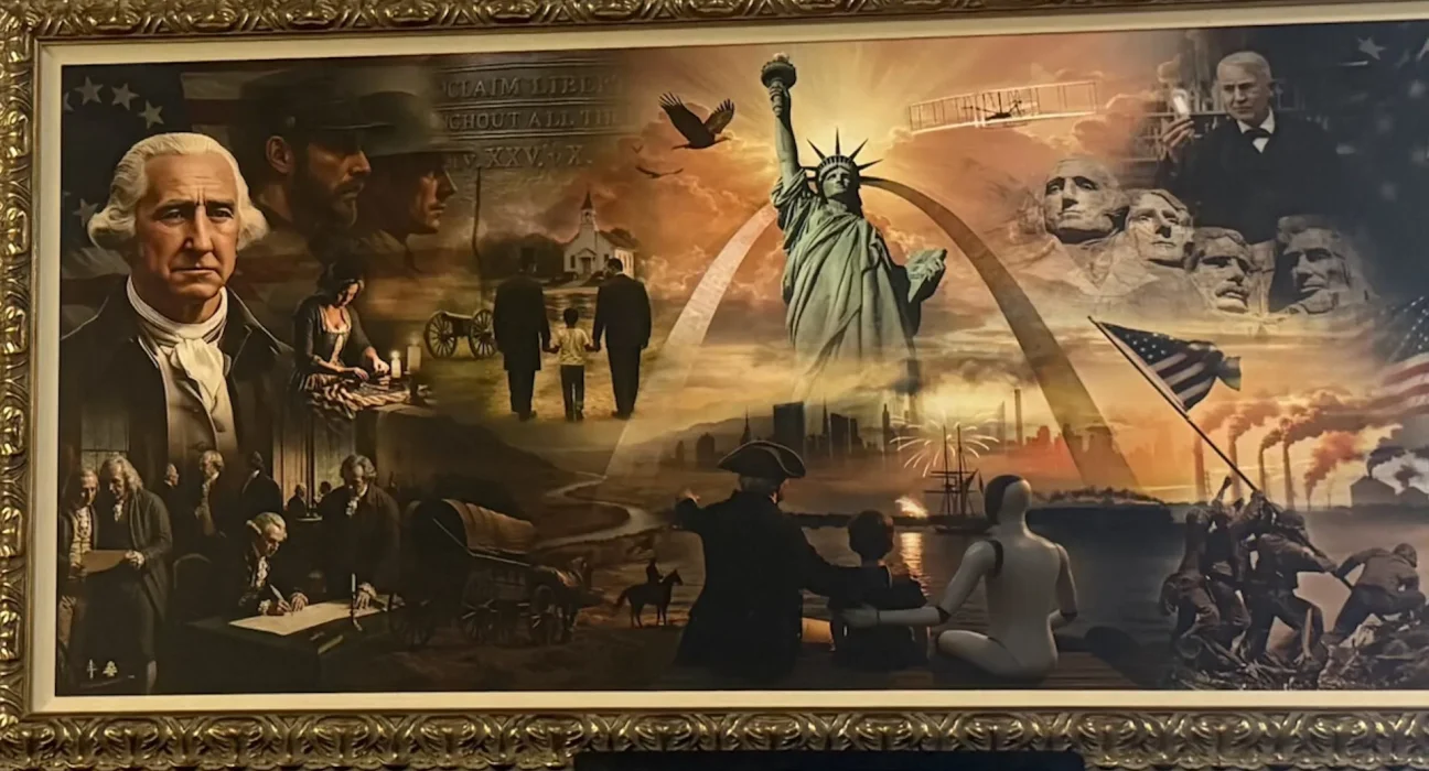 Trump surprend avec une image étrange pour le 250e anniversaire des États-Unis.