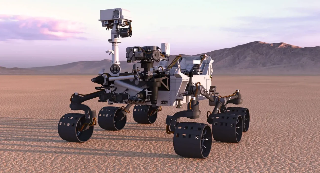Découverte d'un vaste champ de fissures géométriques sur Mars, potentiel indice de l'eau présente.