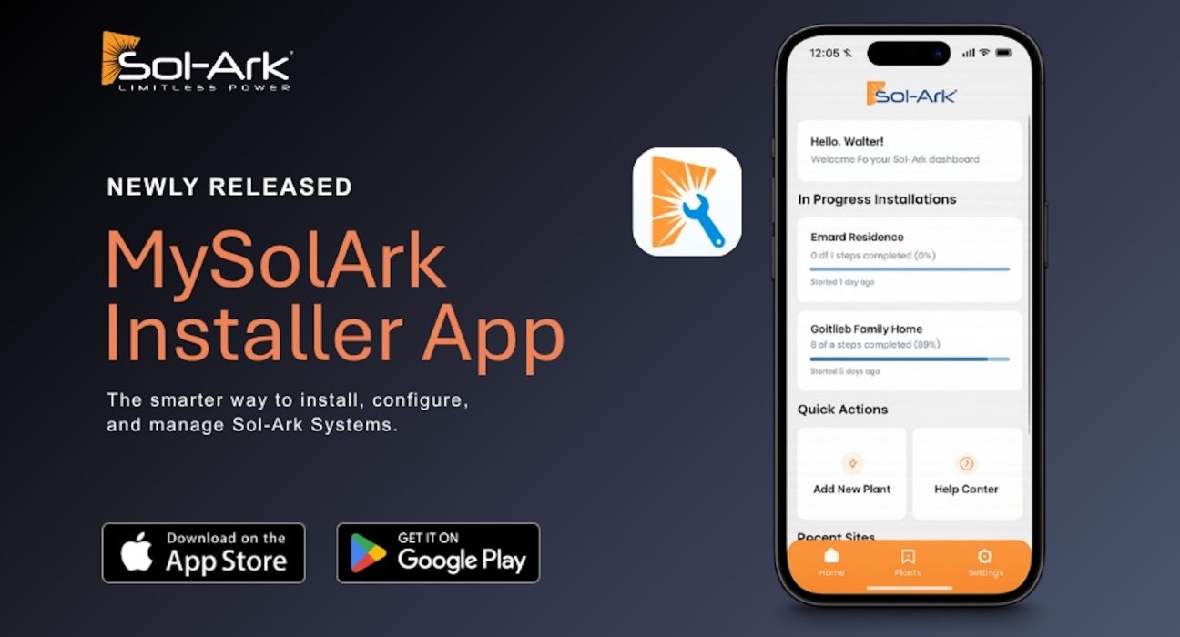 Sol-Ark Lance une Application pour Simplifier l'Installation de Batteries et de Systèmes Solaires à Domicile