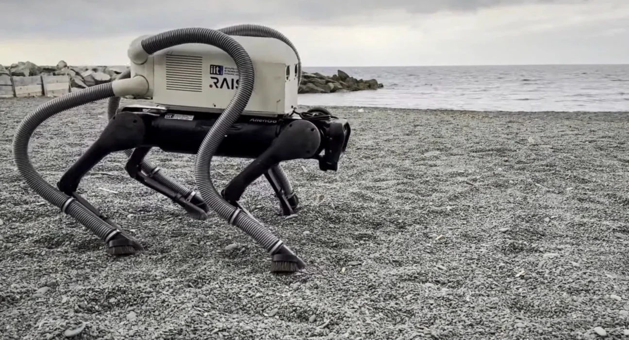 Un chien robot sous-marins : nettoyage des mégots sur les plages, les escaliers et dans les ruelles
