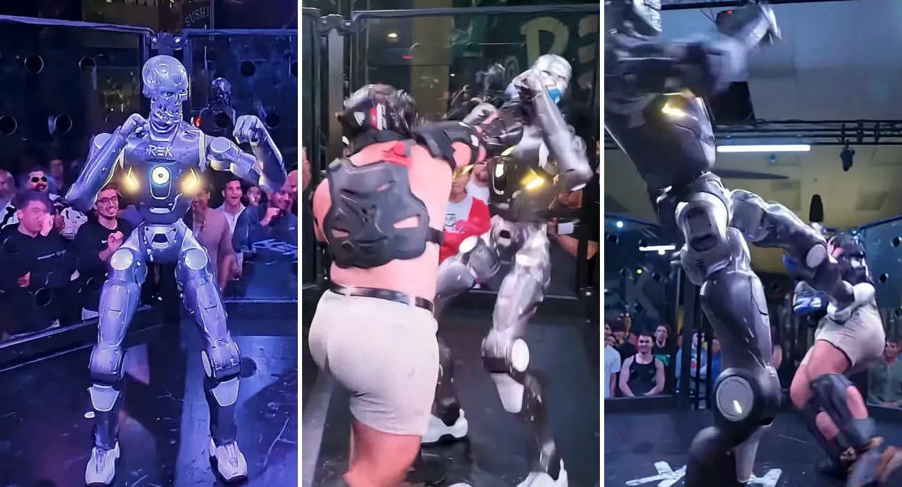 Frankie LaPenna Affronte un Robot Humanoïde dans un Combat d'MMA Surprenant