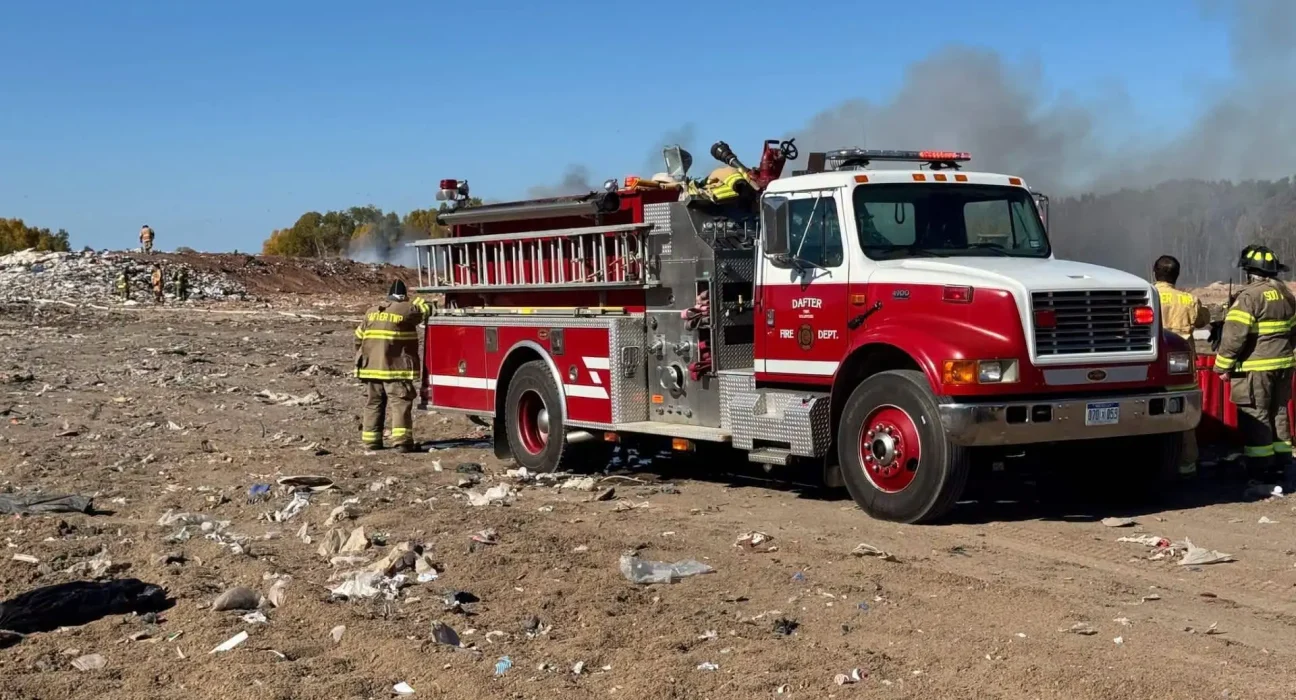 Incendie dans une décharge du Michigan : 1,5 acre de terrain brûlé après l'ignition de batteries lithium-ion dans les déchets ménagers.